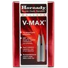 Hornady V-Max 6MM kulor erbjuder en polymer spets och en strömlinjeformad design för platta banor, med matchklassad hölje för maximal precision och explosiv expansion.