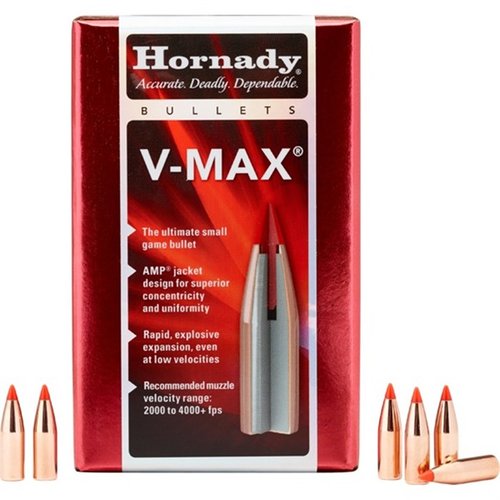 V-MAX 7MM (0.284") 120GR polymer tip flat base kulor ger överlägsen precision och snabb expansion, perfekt för jakt och sportskytte.