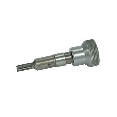 WILSON NECK REAMER, 30 kaliber, avlägsnar överflödig material för att säkerställa rätt passform mellan hylsans nacke och kammer, vilket förbättrar precision och säkerhet.
