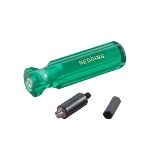 Redding Primer Pocket Uniformers är precisionsverktyg med fem skärflöjtar för jämn och plan uniformering av tändhål. Finns för stora och små fickor.