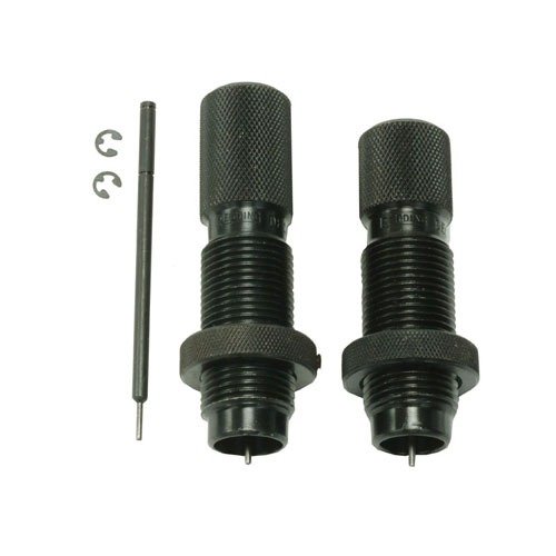 Redding Decapping Die Kit gör det möjligt att deprimer och rengöra hylsor före sizing, passar hylsor från .22 till .50 kaliber och upp till 3 tum långa.