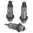 RCBS 3-Die Carbide Taper Crimp Set för 9mm Luger gör omladdning enkel med carbide sizer, expander och seater dies. Perfekt för pistolverktyg! 🚀 Lär dig mer.