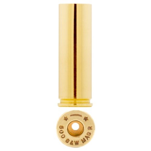 500 S&W MAGNUM BRASS från STARLINE erbjuder högkvalitativ straight wall brass, perfekt för toppskyttar, förpackad i 100-pack för optimal användning.