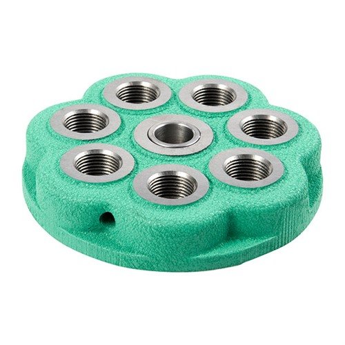 T-7 Turret Press har en sju stationers turret, gjuten järnstruktur och kraftig compound linkage för exakt justering och hög precision.