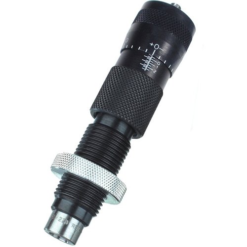 Forster ULTRA™ Micrometer Seater Die erbjuder hög precision med justeringar på .0005 till .001 tum, vilket gör det enkelt att finjustera kulor för optimal prestanda.