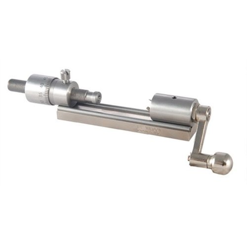 L.E. Wilson Stainless Steel Micrometer Case Trimmer gör snabba trimjusteringar i .001