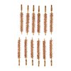 Denna förpackning med 12 stycken Bronze Rifle Brushes är perfekt för effektiv rengöring av 375 kaliber bössor, med 8-32M gänga för enkel användning.