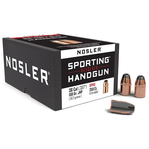 NOSLER SPORTING HANDGUN 38 CAL (0.357