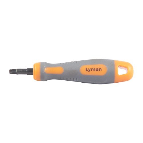 Lymans Primer Pocket Reamers erbjuder en ergonomisk design för att enkelt rengöra primerfickor och ta bort militära primerkrimpar med precision.
