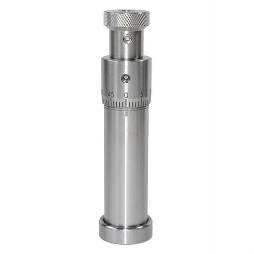 L.E. Wilsons rostfria Micrometer Top Seater Dies ger exakt kontroll över kul- och hylsalignering, med justerbar seating depth i .001 gradueringar.