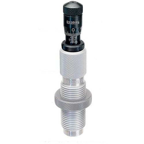 Redding Flat Bullet Seating Micrometer är en direkt ersättning för original seat plug, lätt att byta mellan dies och passar både STD och FLAT bullet designs.