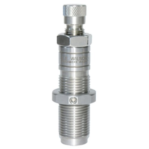 L.E. Wilson Bushing Full Length Sizing Die ger gör att du kan justera hylsans nackspänning och storlek samtidigt, med hållbara och exakta delar.