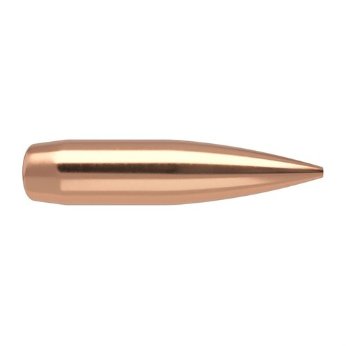 Nosler RDF 22 kaliber (0.224") HPBT kulor erbjuder en platt bana och minimal vinddrift med hög ballistic coefficient och en optimerad compound ogive.