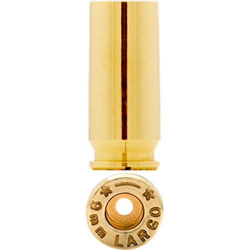 9MM LARGO BRASS från STARLINE erbjuder högkvalitativa 9x23 hylsor för Largo-system, perfekta för Star, Astra och Destroyer Carbine samt de flesta Steyr.