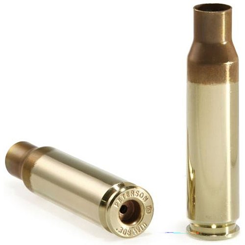 .308 Winchester Brass från Peterson Cartridge erbjuder hög precision och konsekvens, tillgänglig med stor eller liten primer, perfekt för högre hastigheter.