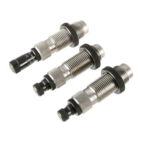 Redding Premium Deluxe Die Set för 6.5 PRC erbjuder hög precision med Carbide Size button för smidig sizing och Bullet Micrometer för exakt justering av kuldjup.
