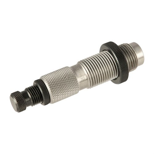 TYPE S Bushing Neck Die ger en exakt kontroll över hylsans nackstorlek och spänning, med justerbar decappingstång och självcentrerande bushing.