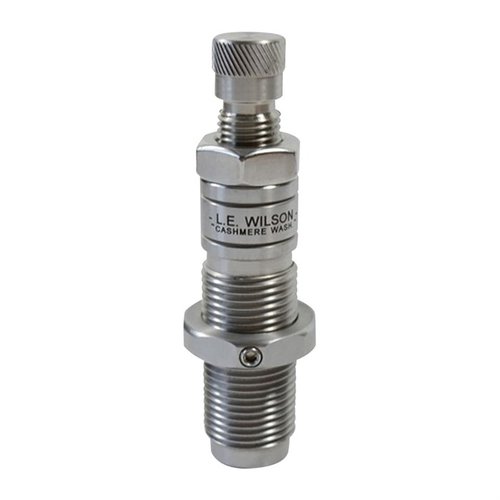 L.E. Wilson Bushing Full Length Die för 300 Remington Ultra Magnum erbjuder justerbar hylsspinning, högkvalitativt stål och utbytbara bushings för optimal precision.