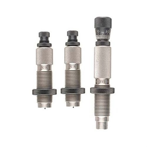 TYPE-S Elite Bushing Die Set erbjuder precision med justerbara bushings för halsdiameter och spänning, vilket förbättrar konsistens och noggrannhet i ammunition.