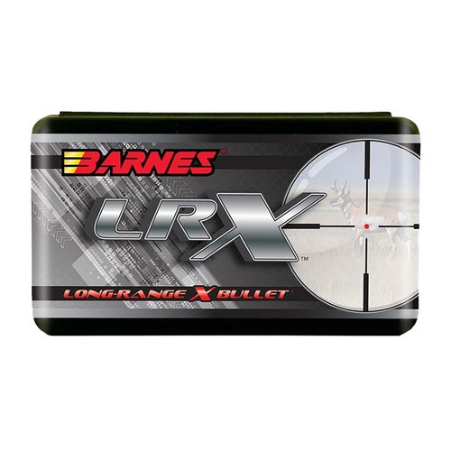 LONG-RANGE X 6MM (0.243") från Barnes är 100% kopparkulor med polymer spets för snabb expansion och stora skador, perfekt för långdistansjakt.