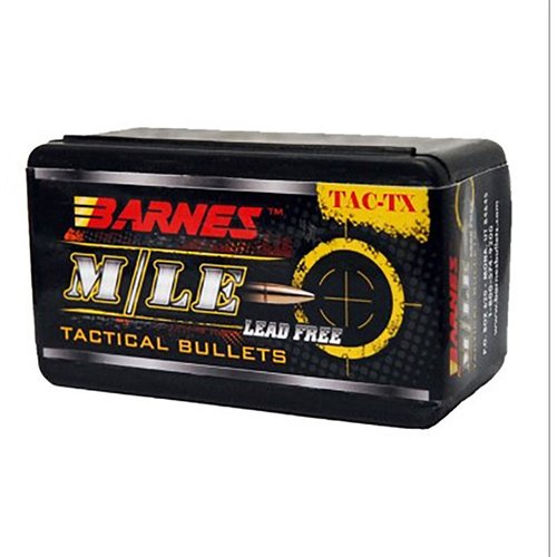 BARNES TAC-TX™ 6.5MM kulor erbjuder överlägsen precision, kontrollerad expansion och bättre viktbevarande genom hinder, perfekt för både korta och långa avstånd.