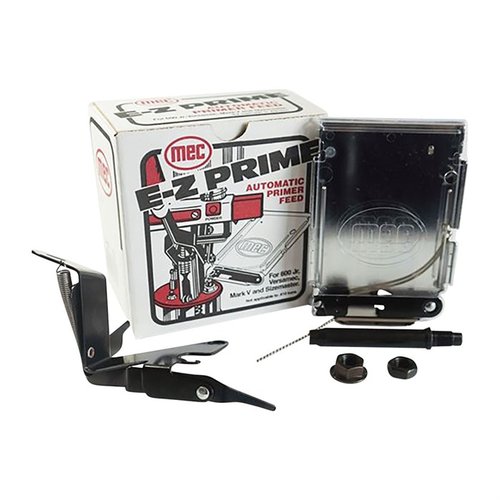 E-Z Prime "V" för 600 Jr. Mark V & Versa MEC 700 20 gauge ger enkel och effektiv priming, vilket gör att du kan ladda ammunition snabbt och pålitligt.