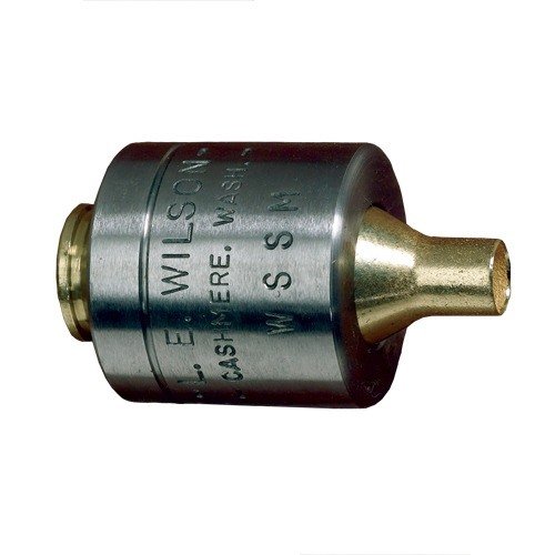 L.E. Wilson Rifle Case Holder erbjuder hög precision och enhetlighet för trimning av hylsor, med stöd för hylskroppen likt en eldvapen kammare.