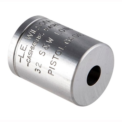 WILSON PISTOL MAX CASE GAGES hjälper dig att noggrant mäta och ställa in dina 7⁄8"-14 press dies, vilket förhindrar överstorlek av hylsor.