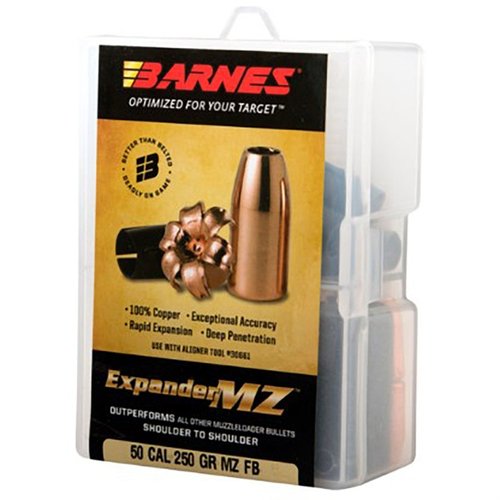BARNES Expander MZ kulor erbjuder 100% koppar, exceptionell precision, full viktbevarande och dubbel diameter expansion för dödlig prestanda vid alla hastigheter.