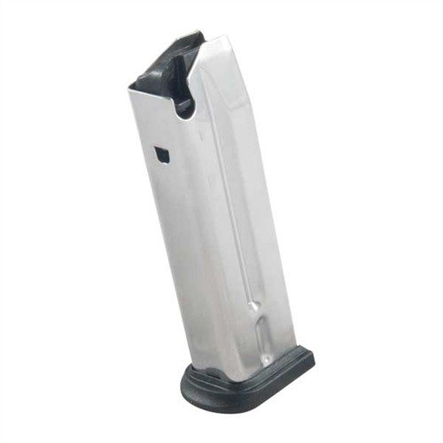 Hållbara 10-runda magasiner i polerat rostfritt stål för din Springfield XD, med pålitlig matning och lätt rengöring för högsta prestanda.