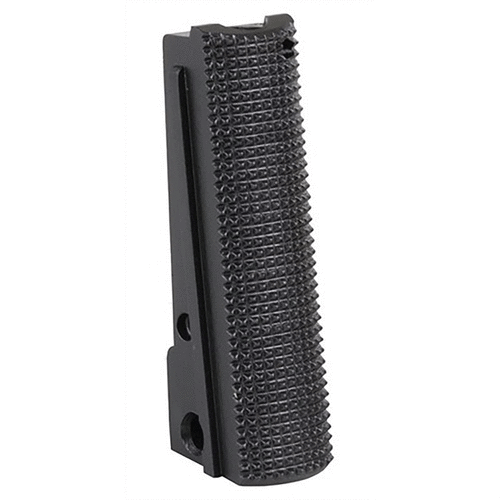 1911 Mainspring Housing ger ökat grepp och komfort för combat shooters. Tillverkad av solid stål, inga justeringar krävs, finns i blued eller stainless.