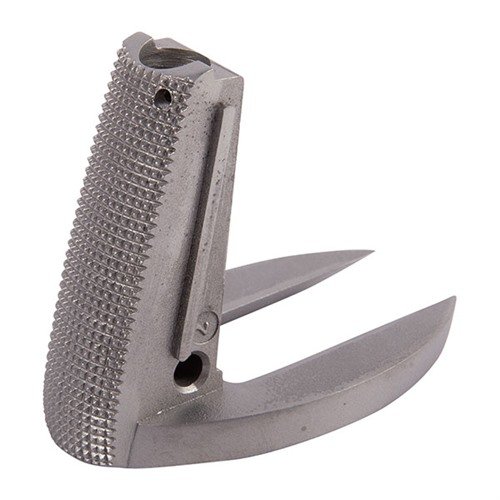 Denna 1911 Mainspring Housing med Magwell ökar magöppningen med 100% för snabbare omladdningar och ger bättre grepp och kontroll vid skott.