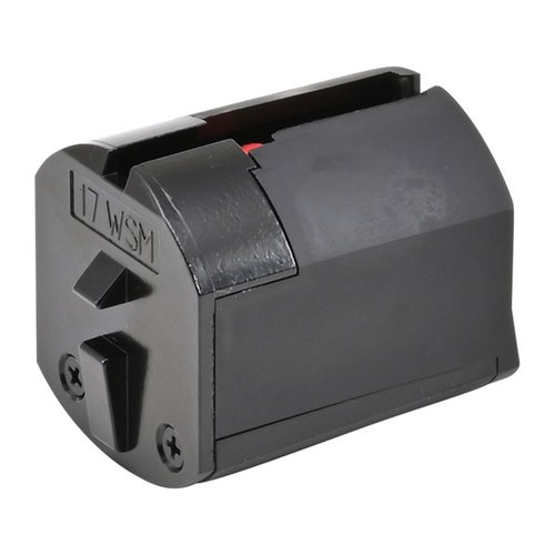 SAVAGE ARMS B.MAG 8RD MAGAZINE 17WSM är en hållbar polymermagasin som rymmer 8 skott, perfekt för B.Mag 17 Winchester Super Magnum (WSM) för ökad prestanda.