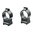 TALLEY 1" LOW (0.35") 16MM CZ RINGS, BLACK