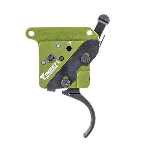 Timney Elite Hunter avtryckare för Remington 700 ger förbättrad precision med enkel installation, val av avtryckarskor och finns i svart eller nickelpläterad finish.