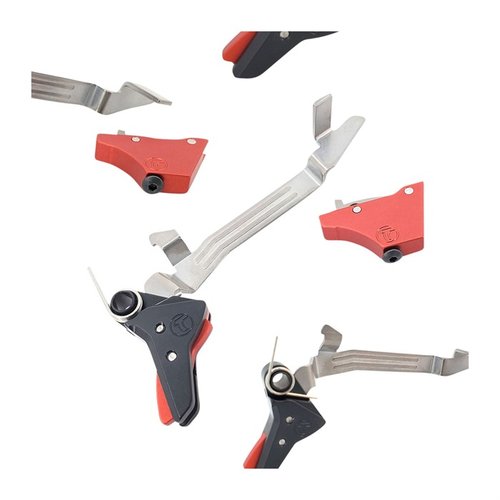 Timney Alpha Trigger för Glock Gen 5 erbjuder en säker och pålitlig 3 lbs avtryck med förbättrad prestanda och enkel installation utan gunsmith.