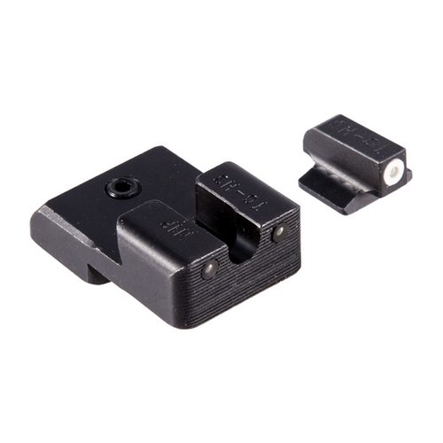 Truglo Tritium Night Sight Set erbjuder överlägsen synlighet i mörker, med batterifri design, hållbart skydd och enkel enhandshantering i nödsituationer.