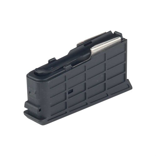 SAKO A7 MAGAZINE för 300 Winchester Magnum erbjuder hållbar stål konstruktion och en kapacitet på 3 skott, perfekt för pålitlig prestanda och snabb omladdning.