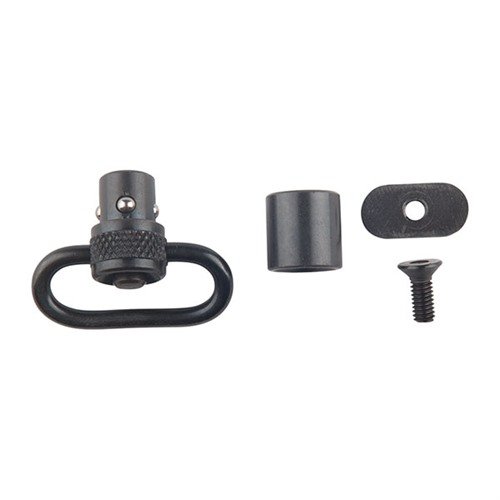 SAKO FLUSH FRONT SWIVELS i svart stål erbjuder en pålitlig och hållbar lösning för att fästa ditt vapen, perfekt för Sako-modeller.