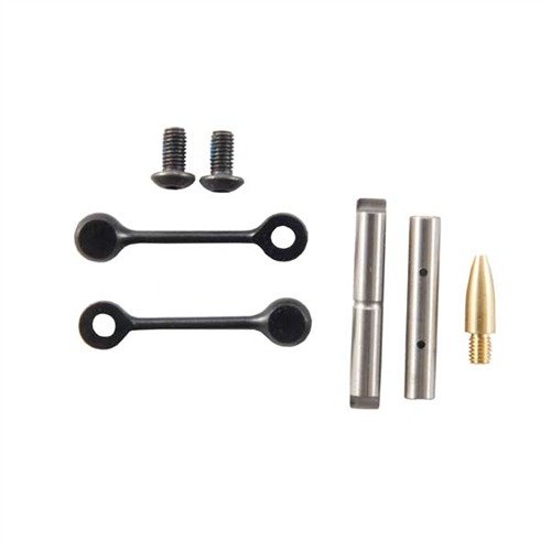 Uppgradera dina befintliga hammer- och triggerpins med KNS Precision AR-15 GEN. 2 MOD. 2 Non-Rotating Pin Set, som erbjuder låg profil och robusta anti-rotation links.