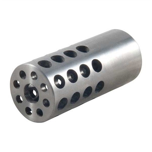 Muzzle Brake 6.5 MM 5/8-32 i rostfritt stål minskar rekyl och förbättrar precisionen, vilket ger en bättre skytteupplevelse för både jägare och sportskyttar.