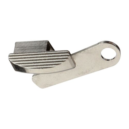 Uppgradera din Ruger Mark IV med Volquartsen Extended Bolt Release för enklare och snabbare aktivering av slutstycket, med texturerad yta för bättre grepp.