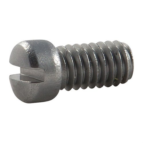 SIDE PLATE SCREW i glasbehandlad rostfritt stål ger hållbarhet och pålitlighet för Smith & Wesson-modeller, perfekt för reparation och underhåll.