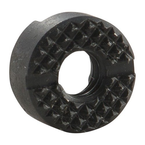 MAGAZINE CATCH NUT i blått passar perfekt för S&W 5904 och 6904, vilket säkerställer pålitlig funktion och hållbarhet för din pistol.