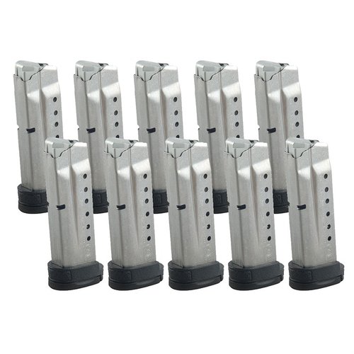 Smith & Wesson M&P Shield 9mm magasin med 8 skott, i stål med polymerdelar för ökad hållbarhet och grepp. Passar ej M&P Shield M2.0.