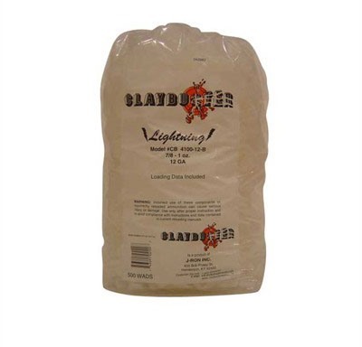 Upptäck LIGHTNING 12 Gauge Claybuster Wad för 7/8 till 1 oz. Perfekt för trap, skeet och jaktladdningar! 🎯 Beställ nu och få bästa prestanda!