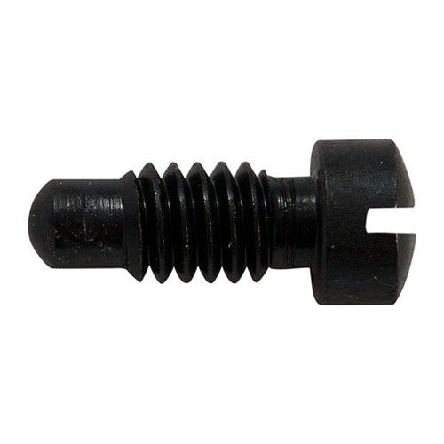 Denna blå Strain Screw med rund bakdel passar S&W 10, 12, 13, 17 och 19, vilket säkerställer pålitlig funktion och hållbarhet för din revolver.