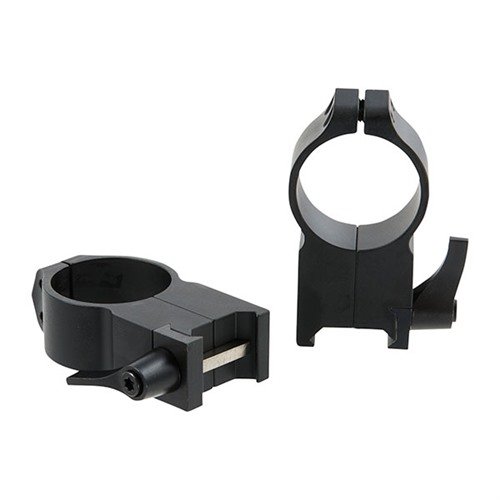 MAXIMA QD-ringar erbjuder en hållbar och justerbar lösning för snabbavtagning av optik utan att förlora nollställning, kompatibla med Weaver-baser.