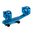 WARNE MFG. COMPANY 30MM ULTRA HIGH (1.435") 0 MOA MOUNT, BLUE