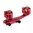 WARNE MFG. COMPANY 30MM ULTRA HIGH (1.435") 0 MOA MOUNT, RED